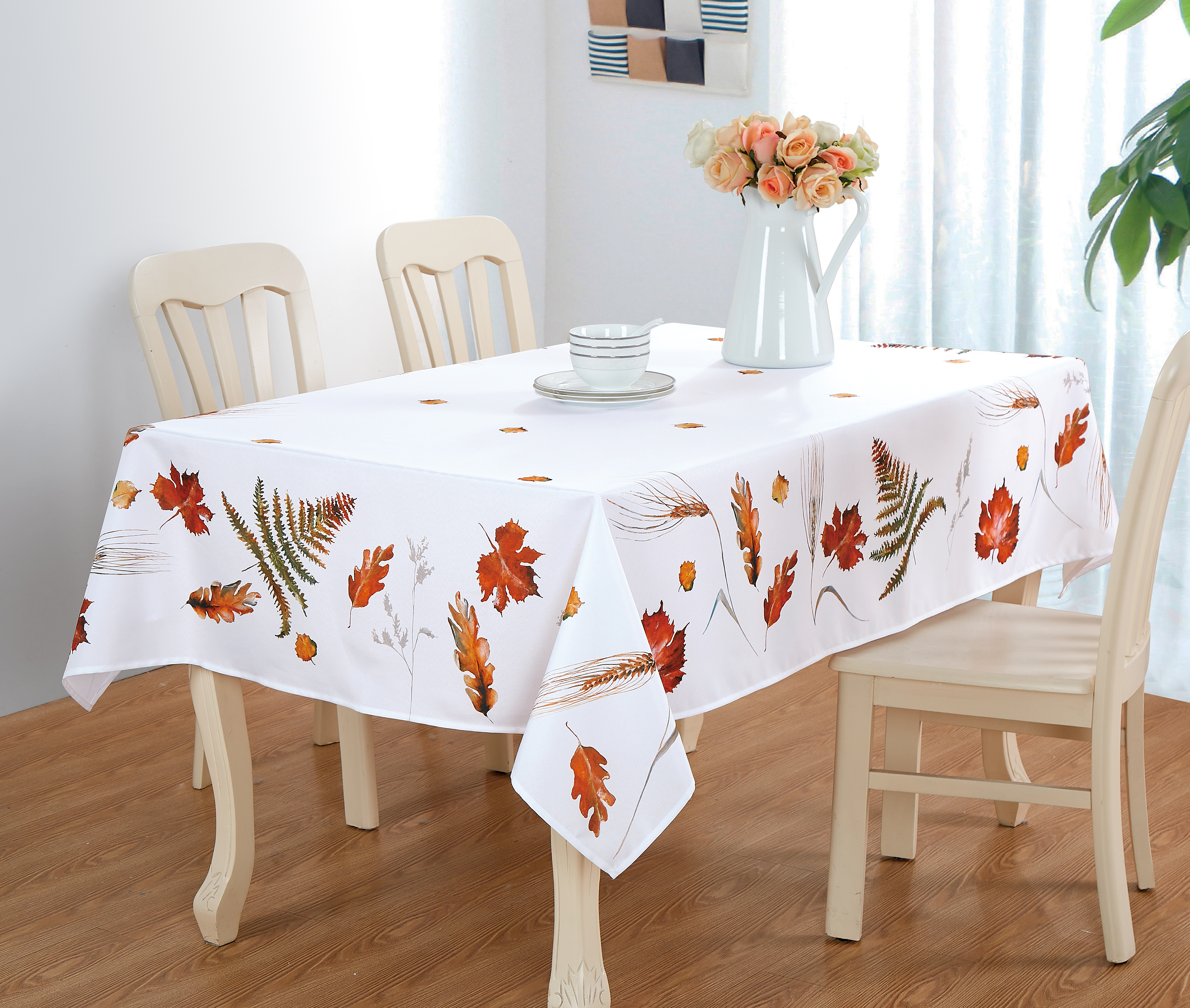 Autumn Maple Leaf Printed Tablecloth