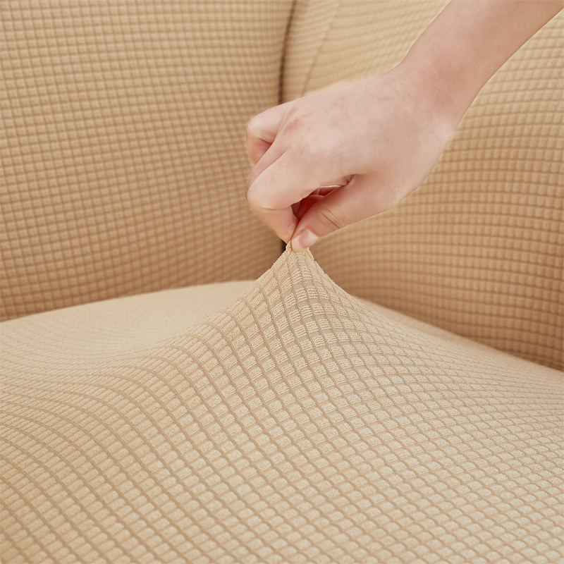 One Seat Elastic Jacquard Sofa Cover